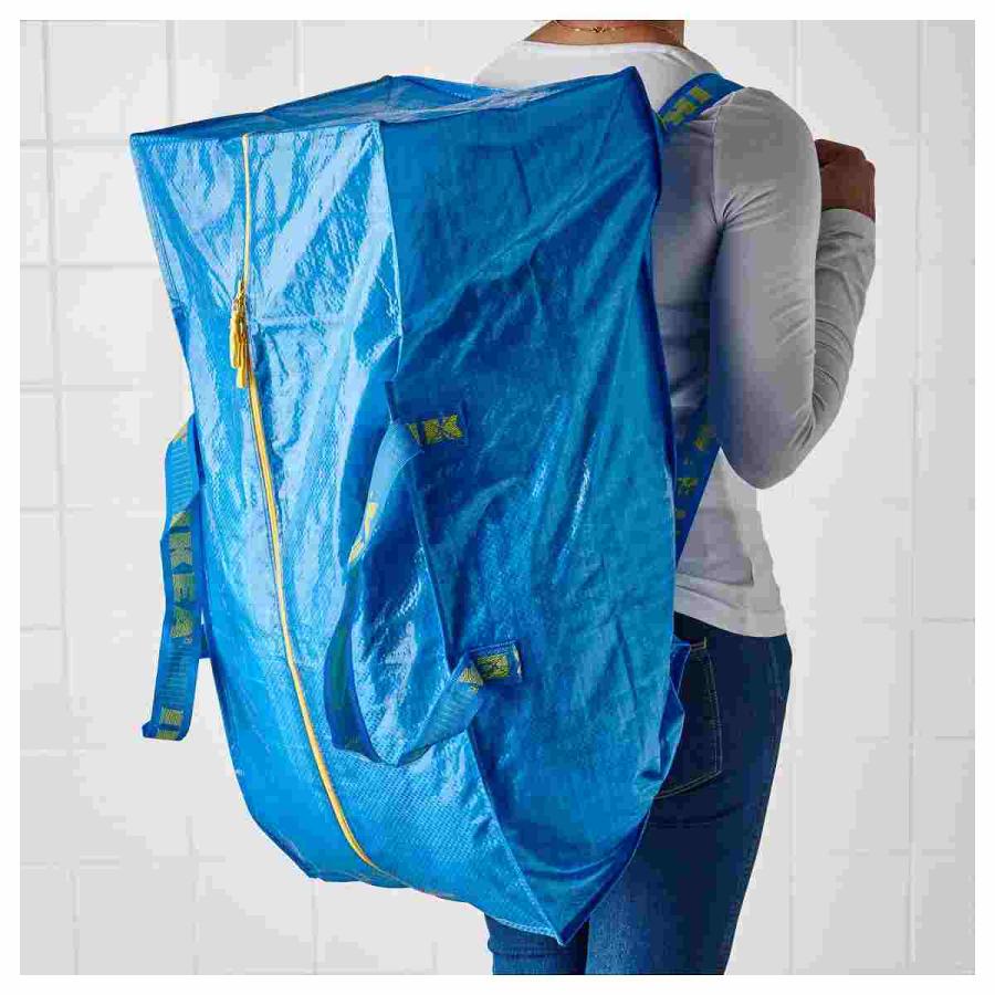 イケア（IKEA） トロリー用バッグ ブルー 青 73x35x30cm 76L a90161989