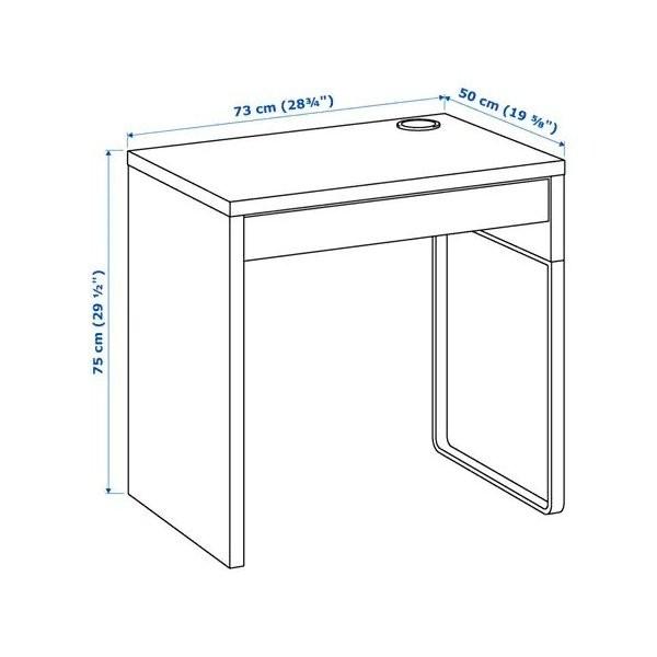 Ikea イケア デスク ブラックブラウン 黒 茶 73x50cm Micke ミッケ 株式会社 クレール 通販 Yahoo ショッピング