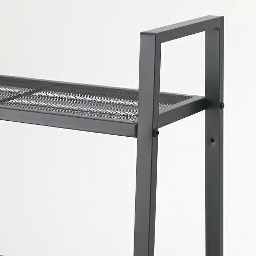 イケア（IKEA） LERBERG レールベリシェルフユニット ダークグレー