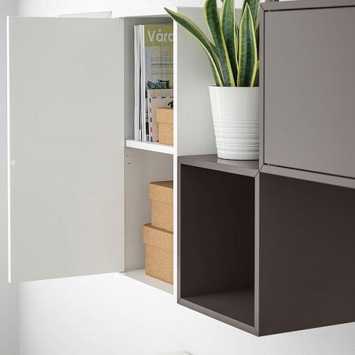 イケア（IKEA） キャビネット 扉 棚板1付き ホワイト 白 35x35x70cm