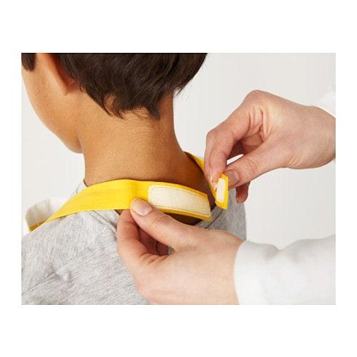 イケア（IKEA） 子供用エプロン コック帽付き ホワイト 白 イエロー