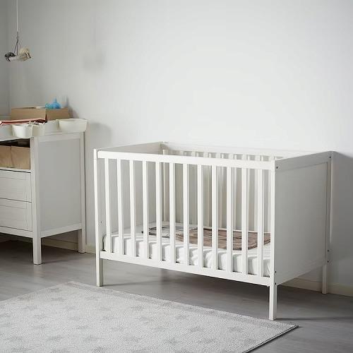 イケア（IKEA） ベビーベッド ホワイト 白60x120cm big00372156
