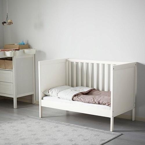 イケア（IKEA） ベビーベッド ホワイト 白60x120cm big00372156
