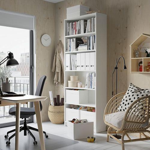 IKEA イケア 本棚 ホワイト 白 80x28x202cm big00522047 BILLY ビリー 