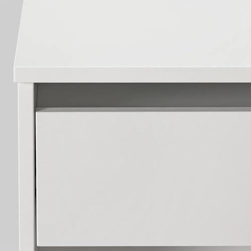 イケア（IKEA） ドレッサー スツール付き ホワイト/ヴィースレ ライト