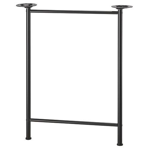 イケア（IKEA） デスク ブラックブラウン/ブラック 120×60cm