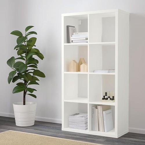 IKEA FLYSTA シェルフユニット ホワイト 69x132cm イケア（IKEA） シェルフユニット ホワイト 69x132cm big10378006