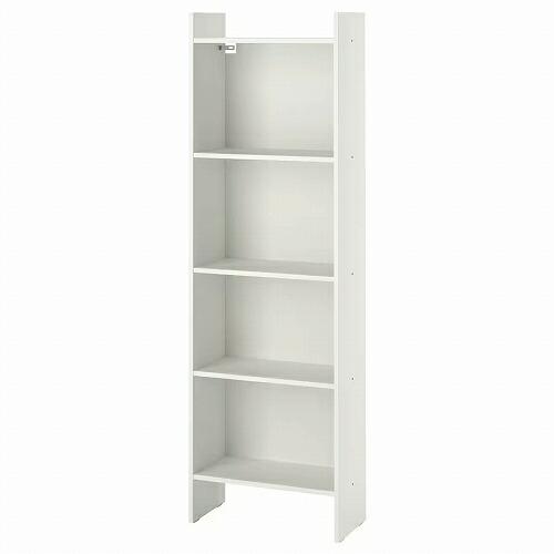 【送料込】IKEA ホワイト 5段本棚 180cm イケア（IKEA） 本棚 ホワイト 50x25x160cm big10483880 BAGGEBO
