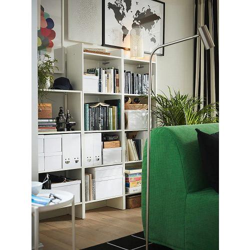 イケア（IKEA） 本棚 ホワイト 50x25x160cm big10483880 BAGGEBO