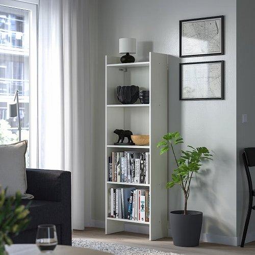 イケア（IKEA） 本棚 ホワイト 50x25x160cm big10483880 BAGGEBO