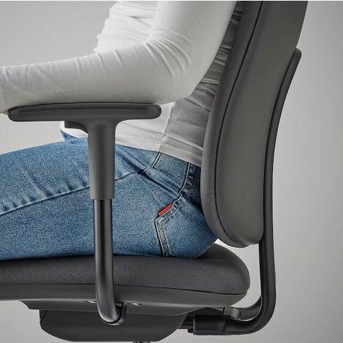 イケア（IKEA） オフィスチェア アームレスト付き グレースネス