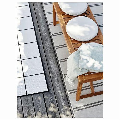 イケア（IKEA） ベンチ 屋外用 ライトブラウンステイン 120cm