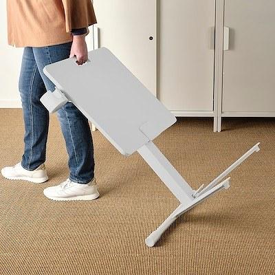 イケア（IKEA） ラップトップテーブル キャスター付き ホワイト