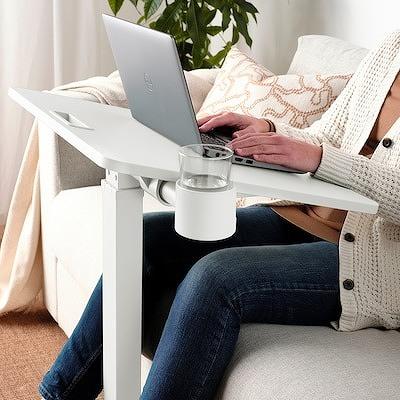 イケア（IKEA） ラップトップテーブル キャスター付き ホワイト