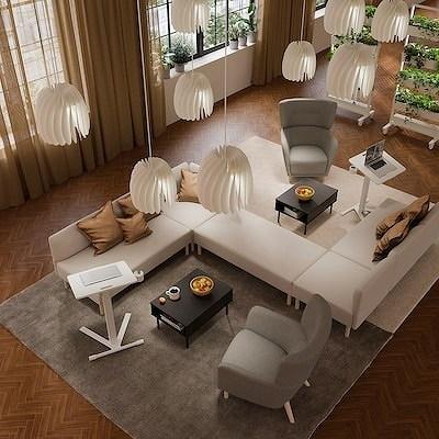 イケア（IKEA） ラップトップテーブル キャスター付き ホワイト