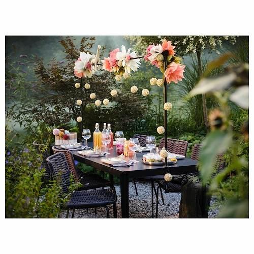 イケア（IKEA） デコレーションロッド テーブル用 ブラック