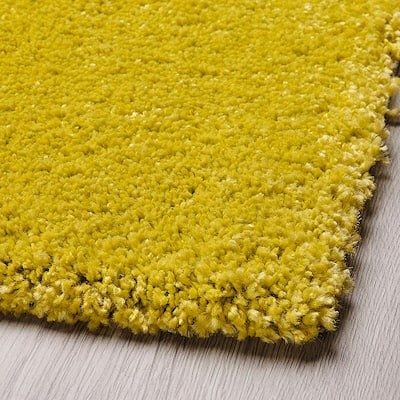 イケア（IKEA） ラグ パイル長 ブルー グリーン イエロー 133x195cm