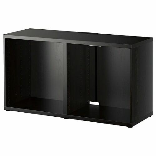 イケア（IKEA） テレビ台 ブラックブラウン 黒茶 120x40x64cm