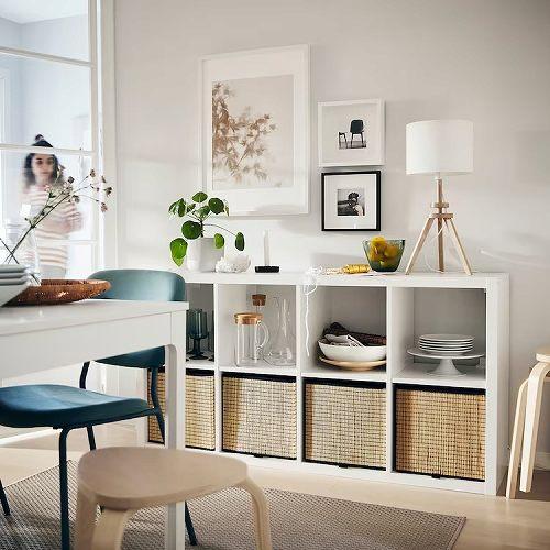 イケア（IKEA） シェルフユニット ホワイト 77x147cm big20351884