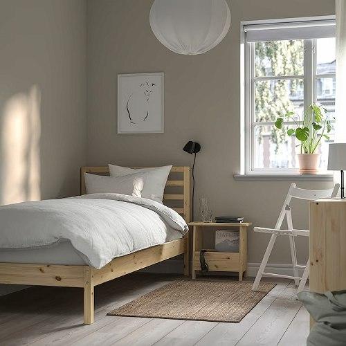 イケア（IKEA） ベッドフレーム パイン材 90x200cm big20354463 TARVA