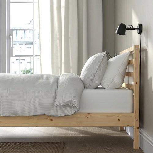 イケア（IKEA） ベッドフレーム パイン材 90x200cm big20354463 TARVA