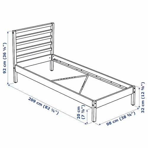 イケア（IKEA） ベッドフレーム パイン材 90x200cm big20354463 TARVA