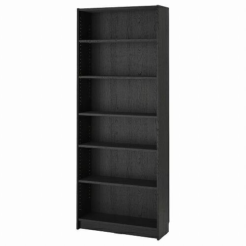 イケア IKEA 本棚 ブラック オーク調 80x28x202cm big20477341 イケア IKEA 本棚 ブラック オーク調 80x28x202cm big20477341