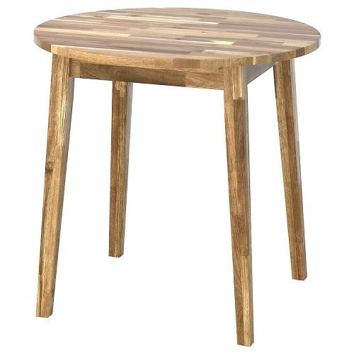 イケア（IKEA） テーブル アカシア材 80cm big20518110 NACKANAS 