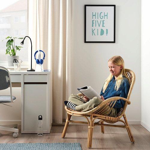 イケア IKEA パーソナルチェア 籐 m20535807 BROBOCK