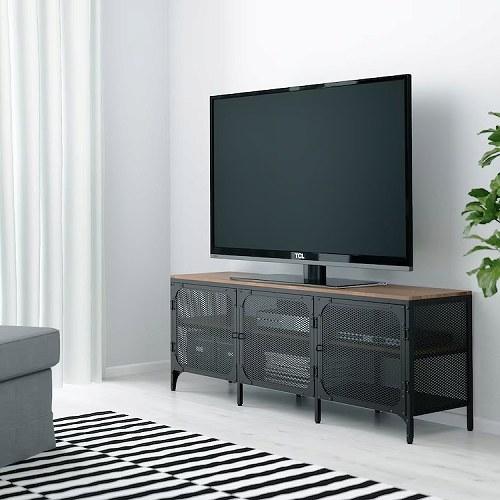 イケア（IKEA） テレビ台 ブラック 150x36x54cm big30339293 FJALLBO