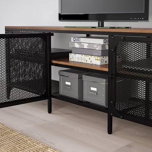 イケア（IKEA） テレビ台 ブラック 150x36x54cm big30339293 FJALLBO