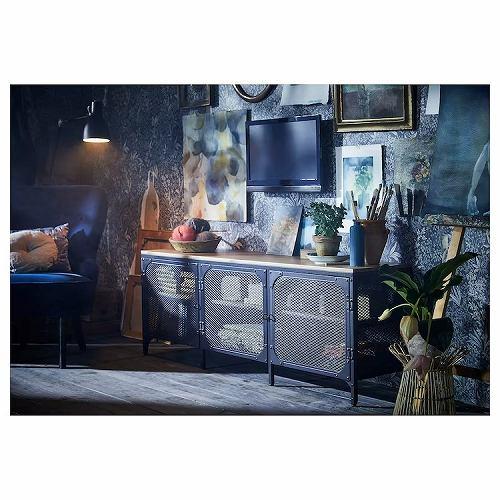 【最終値下げ済み】IKEA テレビ台 フィエルボ 組立済　150x36x54cm イケア（IKEA） テレビ台 ブラック 150x36x54cm big30339293 FJALLBO