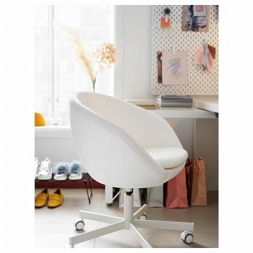 イケア（IKEA） 回転チェア イーサーネ ホワイト 白 big30402996