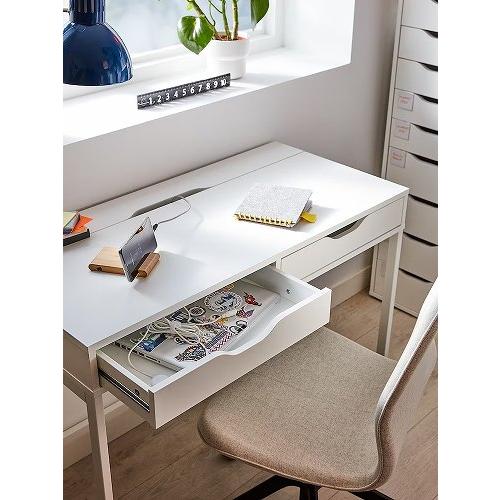 イケア（IKEA） デスク ホワイト 白 100x48cm big30473559 ALEX