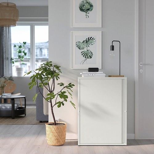 イケア（IKEA） キャビネット オフホワイト 屋外用 室内 60x35x86cm