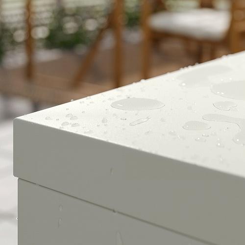 イケア（IKEA） キャビネット オフホワイト 屋外用 室内 60x35x86cm
