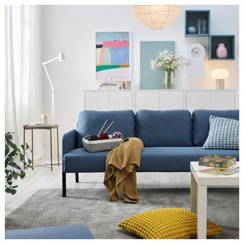 イケア（IKEA） 3人掛けソファ クニーサ ミディアムブルー big30595933