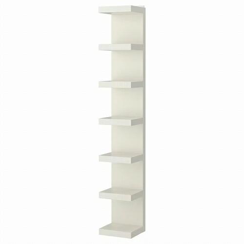 イケア（IKEA） ウォールシェルフユニット ホワイト 30x190cm