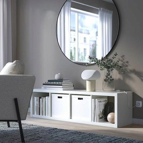 イケア（IKEA） シェルフユニット ホワイト 42x147cm big40351883