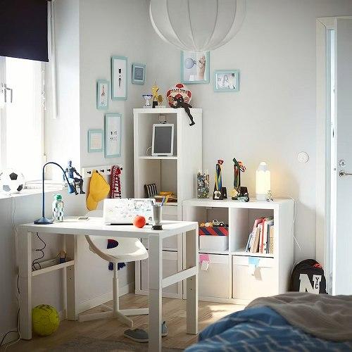 イケア（IKEA） シェルフユニット ホワイト 42x147cm big40351883
