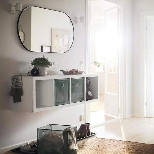 イケア（IKEA） シェルフユニット ホワイト 42x147cm big40351883