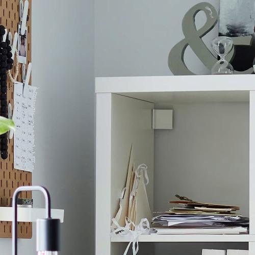 イケア（IKEA） シェルフユニット ホワイト 42x147cm big40351883