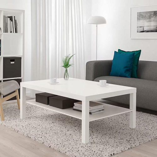 IKEA コーヒーテーブル特大 新品 机 白 座卓 イケア（IKEA） コーヒーテーブル ホワイト 118x78cm big40449899 LACK