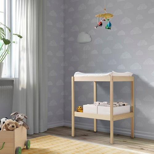 イケア（IKEA） おむつ替え台 ビーチ ホワイト 白72x53cm big40519156