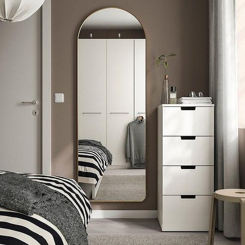 イケア（IKEA） ミラー ゴールドカラー 60×170cm big40597960 LINDBYN