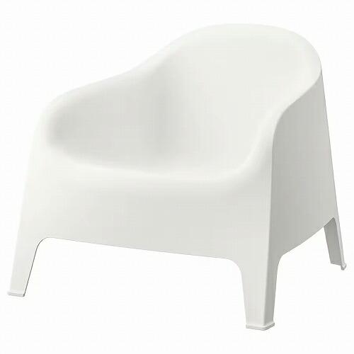 イケア（IKEA） アームチェア 屋外用 ホワイト big50234186 SKARPO