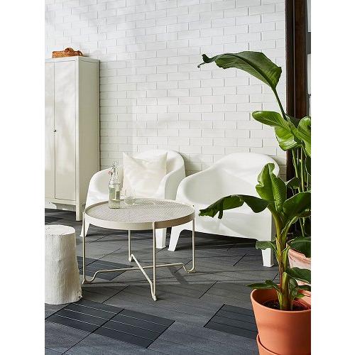 イケア（IKEA） アームチェア 屋外用 ホワイト big50234186 SKARPO