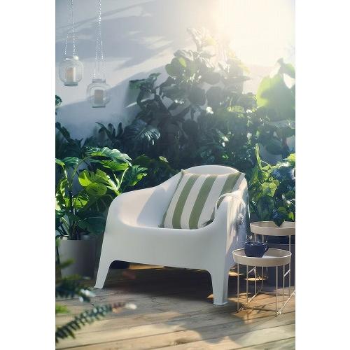 イケア（IKEA） アームチェア 屋外用 ホワイト big50234186 SKARPO