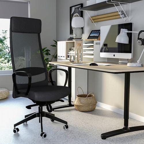 イケア（IKEA） オフィスチェア ヴィースレ ダークグレー big50261151