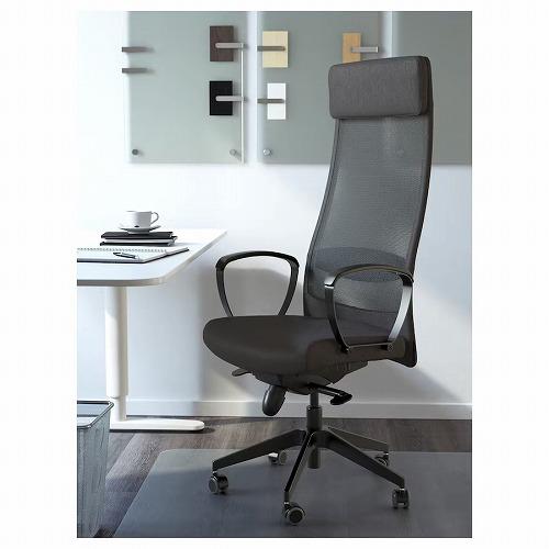 イケア（IKEA） オフィスチェア ヴィースレ ダークグレー big50261151